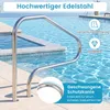 COSTWAY Pool Handlauf 130x94cm, Einstiegshilfe 304 Produktbild-Vorschau 8