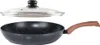 A frying pan and its lid are shown against a white background. Produktbild-Vorschau