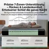 Novilla 7 Zonen Gel Memory Schaum Matratze 90x200 cm H3 H4 Produktbild-Vorschau 8