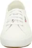 A front view of a white Superga sneaker. Anteprima dell’immagine prodotto