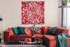 MuchoWow® Poster Blumen - Farben - Rosen 100x100 cm - Produktbild-Vorschau 2