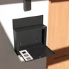 HOMCOM Briefkasten mit Zeitungsfach, Postkasten aus Metall Produktbild-Vorschau 7