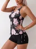 Tankini damskie ze spodenkami - Kostium wyszczuplający - Podgląd zdjęcia produktu 4