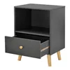 Table d'appoint 'Sundsvall' 40x30x54 cm gris foncé Voir les images du produit 4