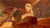 Lara Croft fighting a mummy in an ancient Egyptian tomb with a Sphinx statue. Náhľad obrázku produktu