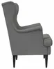 vidaXL Sillón, color gris oscuro, tapizado en terciopelo Vista previa de la imagen del producto 5