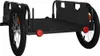 vidaXL Rimorchio per biciclette in tessuto Oxford nero e Anteprima dell’immagine prodotto 7