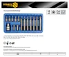 VOREL 66580 Schrauberbit-Satz 15-tlg Bitset Torx Produktbild-Vorschau 4