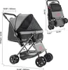 Wózek Dla Psa Vevor Składany 20 Kg Transporter Hamulec Podgląd zdjęcia produktu 8