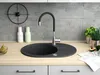 Granitspüle - Spülbecken - Küchenspüle - 58 x 42 cm - Black Produktbild-Vorschau 5