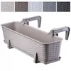 KADAX Pot de balcon avec soucoupe "Frette", balconnière Voir les images du produit 2