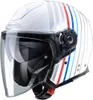 Casque jet Caberg Flyon Bakari, blanc/rouge/bleu, taille S Voir les images du produit 1