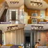 ZMH Deckenlampe Industrial  Wohnzimmer 4 Flammig E14 Produktbild-Vorschau 5