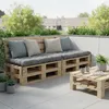 Cuscino per panca Relaxdays, 180x50 cm, imbottito, Anteprima dell’immagine prodotto 3