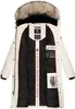 Marikoo Damen Winterjacke Langer veganer Parka Warm Stepp Produktbild-Vorschau 7