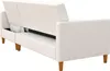 Cecilie | Schlafsofa 3-Sitzer mit Chaiselongue aus Produktbild-Vorschau 4