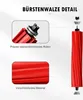 A close-up marketing image showing details of a red vacuum cleaner brush roller. Produktbild-Vorschau