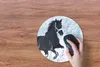 MuchoWow® Mauspad Mousepad Pferd - Schnee - Winter 30x30 cm Produktbild-Vorschau 3