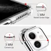 Close-up views of a clear phone case highlighting its protective features. Produktbild-Vorschau