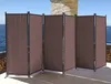 Paravent 6 Teilig 340x165cm Beigegrau - Garten & Balkon Produktbild-Vorschau 2