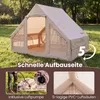 Tenda gonfiabile COSTWAY per 4 persone, tenda da campeggio Anteprima dell’immagine prodotto 5