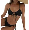 Zweiteiliger Badeanzug - Bikini - mit Rüschen - trägerloses Produktbild-Vorschau 4