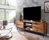 FineBuy Lowboard Sheesham Massivholz 147x51x38 cm Produktbild-Vorschau 8