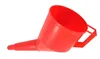 A red plastic funnel is shown against a white background. Podgląd zdjęcia produktu