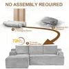 Ecksofa L-förmig, modulares Schlafsofa im Cloud-Design mit Produktbild-Vorschau 11