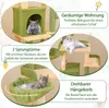 COSTWAY Arbre à chat Cactus 160cm, arbre à chat avec grotte Voir les images du produit 6