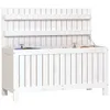 vidaXL Gartentruhe Weiß 108x42,5x54 cm Massivholz Kiefer -  Produktbild-Vorschau 5