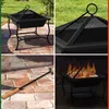 GARDEBRUK® Feuerschale mit Funkenschutz Schürhaken 45cm Produktbild-Vorschau 5