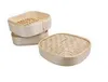 Bambus Dampfgarer Set – Bambusdämpfer Dampfgarer aus Bambus Produktbild-Vorschau 2
