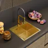 Granitan | Stahlspüle - Spülbecken 1-Kammer - 44,8x45,8 cm Produktbild-Vorschau 2