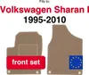 Beige Vordermatten für: Seat Alhambra I Minivan (1995-2010) Produktbild-Vorschau 16