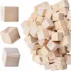 100 kusů 2 cm čtvercových dřevěných kostek, jemně Náhled obrázku produktu 2