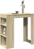 vidaXL Barový stůl s policí Dub Sonoma 102x50x103,5 cm Náhled obrázku produktu 2