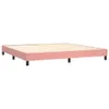 Boxspringbett mit Matratze Rosa 200x200 cm Samt Produktbild-Vorschau 3