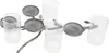 Kerzenhalter "Zweig" aus Metall in Antik Optik, 4 Windlicht Produktbild-Vorschau 5