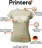 Camiseta para mujer con el texto "Gestört aber geil" Vista previa de la imagen del producto 9