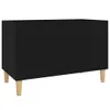 Plattenschrank Schwarz 74,5x38x48 cm Holzwerkstoff Produktbild-Vorschau 1