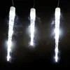 Three illuminated icicle-shaped lights hang against a black background. Náhľad obrázku produktu