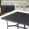 Gartentisch höhenverstellbares Aluminiumgestell rostfrei Produktbild-Vorschau 7