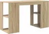 vidaXL Bureau Chêne Sonoma 130 x 50,5 x 75 cm Bois Voir les images du produit 7