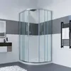 IMPTS Viertelkreis Duschkabine 90x90cm Runddusche Produktbild-Vorschau 1