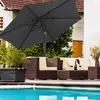 Wolketon 3m-3m Parasol de marché avec manivelle UV40+ Voir les images du produit 12