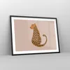 Gerahmtes Poster - Schwarzer Rahmen - Panther Grafik Produktbild-Vorschau 8