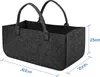 XINZI 4 Stück Filztaschen Kaminholztasche Filz, Faltbar Produktbild-Vorschau 2