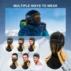 ROCKBROS Zimní kukla Thermal pro cyklistiku ženy muži černá Náhled obrázku produktu 5