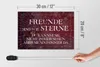 Holzschild Spruch 30x20cm Freunde sind wie Sterne Schild Produktbild-Vorschau 5